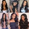 12 14 16 inch Human Hair Bundles Body Wave Bundles Unprocessed Brazilian Virgin Hair Extensions for Black Women Body Human Hair view 2