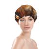 Abstract Phoenix Shower Cap For Women Reusable Double Layers Bathing Bath Cap Hair Caps Waterproof Elastic Band Ladies Spa Salon Shower Hat Hair Caps view 3