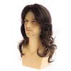 Beweig Long Curly Wavy Dark Brown Wigs for Men Synthetic Natural Party Halloween Cosplay Hair Wig view 2