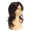 Beweig Long Curly Wavy Dark Brown Wigs for Men Synthetic Natural Party Halloween Cosplay Hair Wig view 3