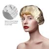 African Lion And Lioness Shower Cap For Women Reusable Double Layers Bathing Bath Cap Hair Caps Waterproof Elastic Band Ladies Spa Salon Shower Hat Hair Caps view 4