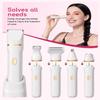 Bikini Trimmer for Women,5 in 1 Waterproof Electric Razors for Women Pubic Facial Nose Body Leg Hair Removal, Anniversary Birthday Christmas gifts for women self care, Stocking Stuffers for Teen Girls view 2