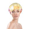 Alpacas In Love In The Mountains Shower Cap For Women Reusable Double Layers Bathing Bath Cap Hair Caps Waterproof Elastic Band Ladies Spa Salon Shower Hat Hair Caps view 3