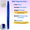 Blue Tape in Hair Extensions Human Hair Invisible for Costume view 3