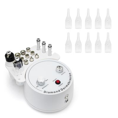 Diamond Microdermabrasion Machine & Flat Shape Glass Tube Bundle