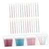 AUTSUPPL 350pcs Makeup Lip Brush Applicators Multifunctional Lipstick Gloss Wands Disposable Lip Gloss Brush view 4