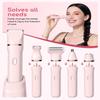 Bikini Trimmer for Women,5 in 1 Waterproof Electric Razors for Women Pubic Facial Nose Body Leg Hair Removal, Anniversary Birthday Christmas gifts for women self care, Stocking Stuffers for Teen Girls view 2