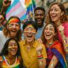 119+ Pcs Gay Pride Tattoos - Temporary Rainbow Flag Tattoo Stickers, Heart Lips Love Face Body Tattoos for Pride Month Festival Equality Parades Celebrations, Rainbow Art Crafts view 4