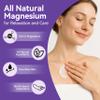 Magnesium Cream for Sleep, Topical Nighttime Magnesium Lotion, Soothing Relief & Relaxation, Magnesium Body Butter with Jojoba Oil, Shea Butter & Vitamin E, Apply to Legs, Arms or Chest, Safe for Kids view 3