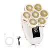 Electric Razors for Women,7D Gifts for Women,Cordless Electric Shaver with Detachable Head Wet/Dry Facial Hair Remover for Legs Painless Water Resistant (Gold) view 1