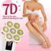 Electric Razors for Women,7D Gifts for Women,Cordless Electric Shaver with Detachable Head Wet/Dry Facial Hair Remover for Legs Painless Water Resistant (Gold) view 2