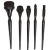 AFPSDLFJDLS 5 pieces of black makeup brush set full set of powder eye shadow brush beauty tools view 1