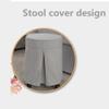 4pcs Beauty Salon Bedding Set Thick Bed Linens Sheets with Face Rest Hole,Massage Table Sheets Set for Salon Fumigation White Square Bedside 190 * 70cm (74.8 * 27.5in) view 4