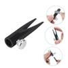 ASAKKURA 2pcs Portable Makeup Pencil Sharpeners Dual-Ended Eyebrow Lip Liner Tool Sturdy Manual Sharpener for Women Chic Design for School Office Use Lightweight view 2