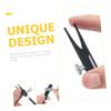ASAKKURA 2pcs Portable Makeup Pencil Sharpeners Dual-Ended Eyebrow Lip Liner Tool Sturdy Manual Sharpener for Women Chic Design for School Office Use Lightweight view 4
