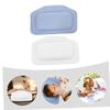 ASAKKURA 2pcs Bath Pillow for Bathtub Bath Head Rests Comfortable Suction Cup Spa Shower Pillow view 2