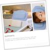 ASAKKURA 2pcs Bath Pillow for Bathtub Bath Head Rests Comfortable Suction Cup Spa Shower Pillow view 4