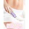 2 in 1 Women Electric Shaver, Head Bikini Trimmer for Women, Waterproof Wet & Dry Use Body Hair Trimmer and Facial Hair Remover for Bikini Underarm Leg Arm Body Face view 3