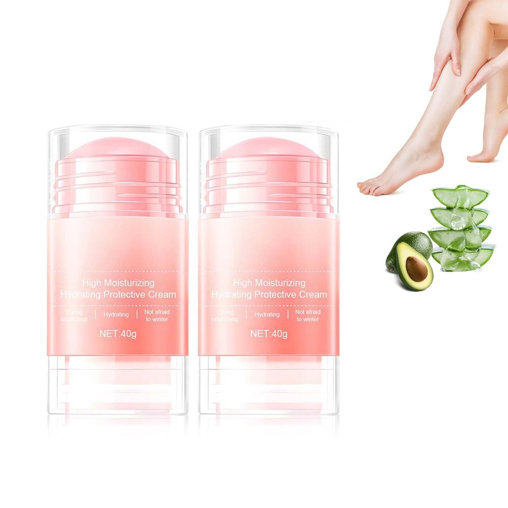 Hydrating and Anti-Cracking Foot Cream, 2025 Moisturising and Relieves Cracking and Dryness Foot Cream, Hand and Foot Repair Cream for Women & Men Callused, Feet, Knee, Elbow, Hand (Pink-2PCS, #01)