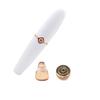 LIFKOME 1pc Electric for Women Rechargeable Eyebrow Trimming Cutter Portable Hair Removal Tool for Face Chin and Armpit White Electric Depilator Simple view 1