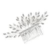 Baluue Crystal Rhinestone Bridesmaid Hair Comb Elegant Side Comb Hair Accessory for Women for Weddings Evening Parties and Special Occasions view 1