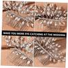 Baluue Crystal Rhinestone Bridesmaid Hair Comb Elegant Side Comb Hair Accessory for Women for Weddings Evening Parties and Special Occasions view 4