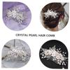 Baluue 1pc Elegant Hair Comb Crystal Flower Design Beautiful Headdress Accessory for Weddings Parties Special Occasions Attractive Hair Decor view 2