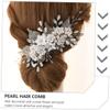 Baluue 1pc Elegant Hair Comb Crystal Flower Design Beautiful Headdress Accessory for Weddings Parties Special Occasions Attractive Hair Decor view 3