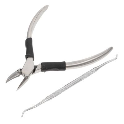 BAZEITFLOW 1set Portable Toenail Nipper Ergonomic Cuticle Trimmers for Personal Care Professional Nail Art Supply for Manicure Pedicure for Spa Salon Use