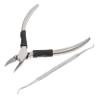 BAZEITFLOW 1set Portable Toenail Nipper Ergonomic Cuticle Trimmers for Personal Care Professional Nail Art Supply for Manicure Pedicure for Spa Salon Use view 1
