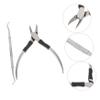 BATHVEVE 1set Practical Non-skid Cuticle Peeler and Dead Skin Remover Tool for Effortless Nail Care and Manicure Ergonomic Stainless Steel Design for Easy Use for Daily Grooming view 3