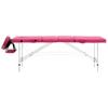 Foldable Massage Table 4 Zones Aluminum Pink 23,1KG view 2