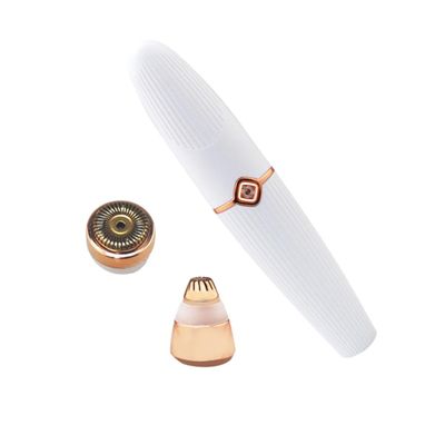 Mikinona 1pc Electric Body Hair Removal Trimmer for Women USB Rechargeable Hair Removing Device White Compact and Design for Easy Carrying