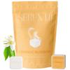 Serentii Shower Steamers Aromatherapy 12 Tablets  Orange Blossom, Relaxation & Stress Relief, Self Care Gift, Spa Essentials, Birthday Gifts for Women & Men, Travel Must-Have view 1
