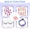 30 Sets Press on Nail Box Nail Display Case Artificial Nail Display Storage Box with 60 Pcs Adhesive Double Sided Tape Press On Nail Packaging for Nail Salon view 3