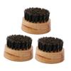 EPIGEIST 3Pcs Boar Bristle Beard Brushes with Beech Wood Handles for Men Moisture Resistant Beard Care Tool and Comfortable for Styling and Cleaning Facial Hair view 1