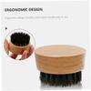 EPIGEIST 3Pcs Boar Bristle Beard Brushes with Beech Wood Handles for Men Moisture Resistant Beard Care Tool and Comfortable for Styling and Cleaning Facial Hair view 3