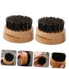 EPIGEIST 3Pcs Boar Bristle Beard Brushes with Beech Wood Handles for Men Moisture Resistant Beard Care Tool and Comfortable for Styling and Cleaning Facial Hair view 4