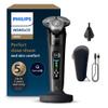 Philips Norelco Shaver i9000, Wet & Dry Electric Shaver, Ink Black, SenseIQ Technology, Triple Lift & Cut System, 360 Rotating Dual SteelPrecision Precision Blades, Nose Trimmer, Model X9000/90 view 1