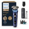 Philips Norelco Shaver i9000 Prestige Ultra, Wet & Dry Electric Shaver, Adriatic, SenseIQ Pro Technology, Triple Lift & Cut System, 360 Rotating NanoTech Precision Blades, Precision Trimmer, XP9401/92 view 1