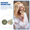 BAZEITFLOW Facial Volcano Stone Roller Massaging Oil Absorption Ball for Wrinkles Jade Face Roller Tool for Women view 4