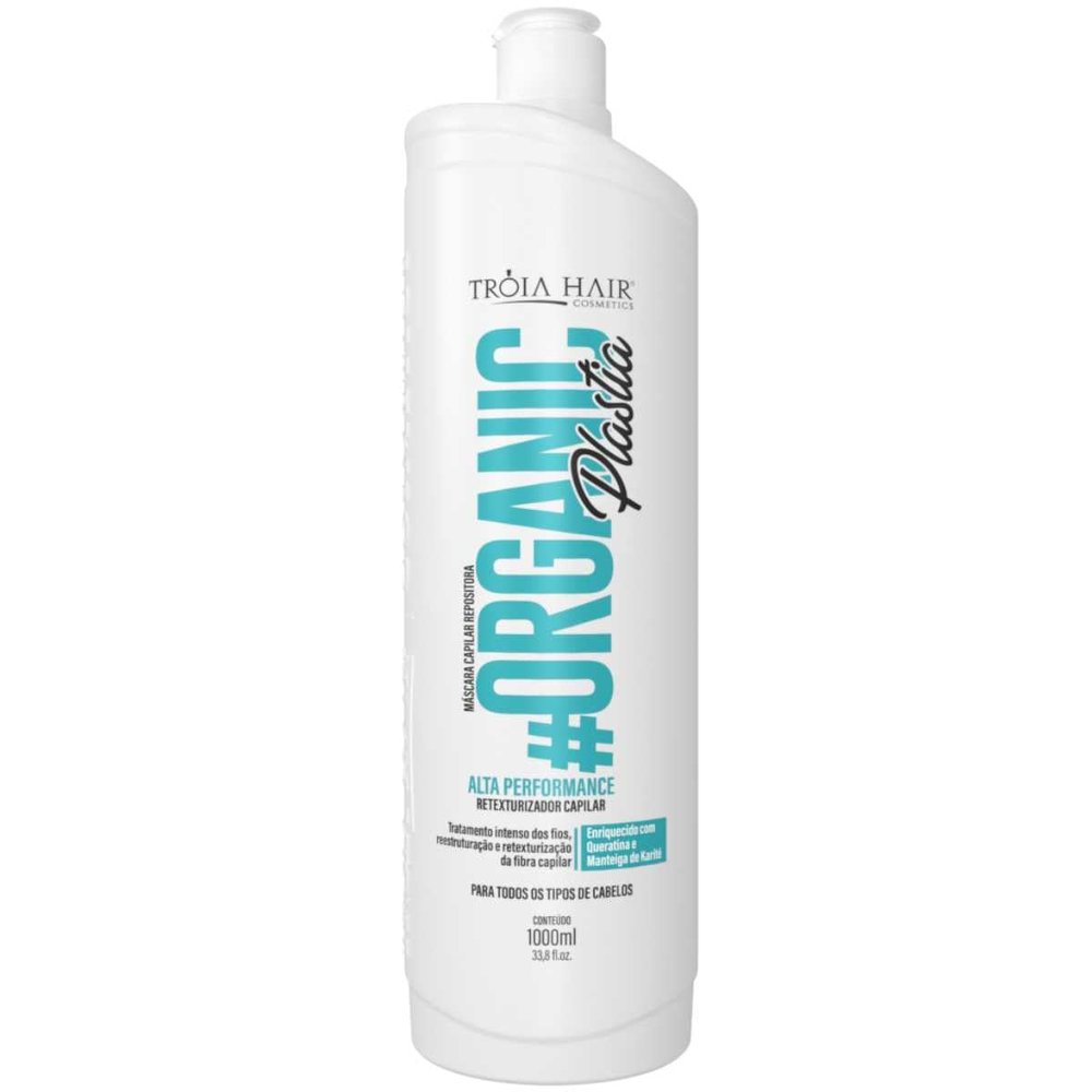 Organicplastia 33.8 Fl.oz  Tratamento Alisante da Fibra Capilar | Selagem Definitiva  Troia Hair