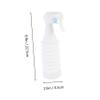 White 360ml Plastic Salon Sprayer for Barbers and Plants view 2