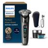 Philips Norelco Shaver i9000, Wet & Dry Electric Shaver, Dark Slate, SenseIQ Technology, Triple Lift & Cut System, 360 Rotating Dual SteelPrecision Precision Blades, Quick Clean Pod, X9002/82 view 1