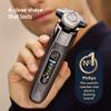 Philips Norelco Shaver i9000, Wet & Dry Electric Shaver, Dark Slate, SenseIQ Technology, Triple Lift & Cut System, 360 Rotating Dual SteelPrecision Precision Blades, Quick Clean Pod, X9002/82 view 2