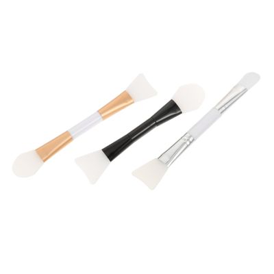 VICASKY 3pcs Silicone Face Mask Brush and Conditioner Stick Dual-end Mud Mask Applicators