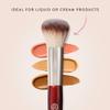 BK BEAUTY 106 ROUND FOUNDATION BRUSH  Dense Dome Shape for Liquid & Cream Foundation, Seamless Streak-Free Application, Multi-Use Face Makeup Tool view 3