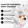Shades by Shan - The Bridesmaid Set - Natural Glam Bridesmaid Makeup Kit | Long-Lasting, Flawless Look for Wedding Guests  Makeup Set with Eyeshadow, Lipstick & Lip Gloss view 3
