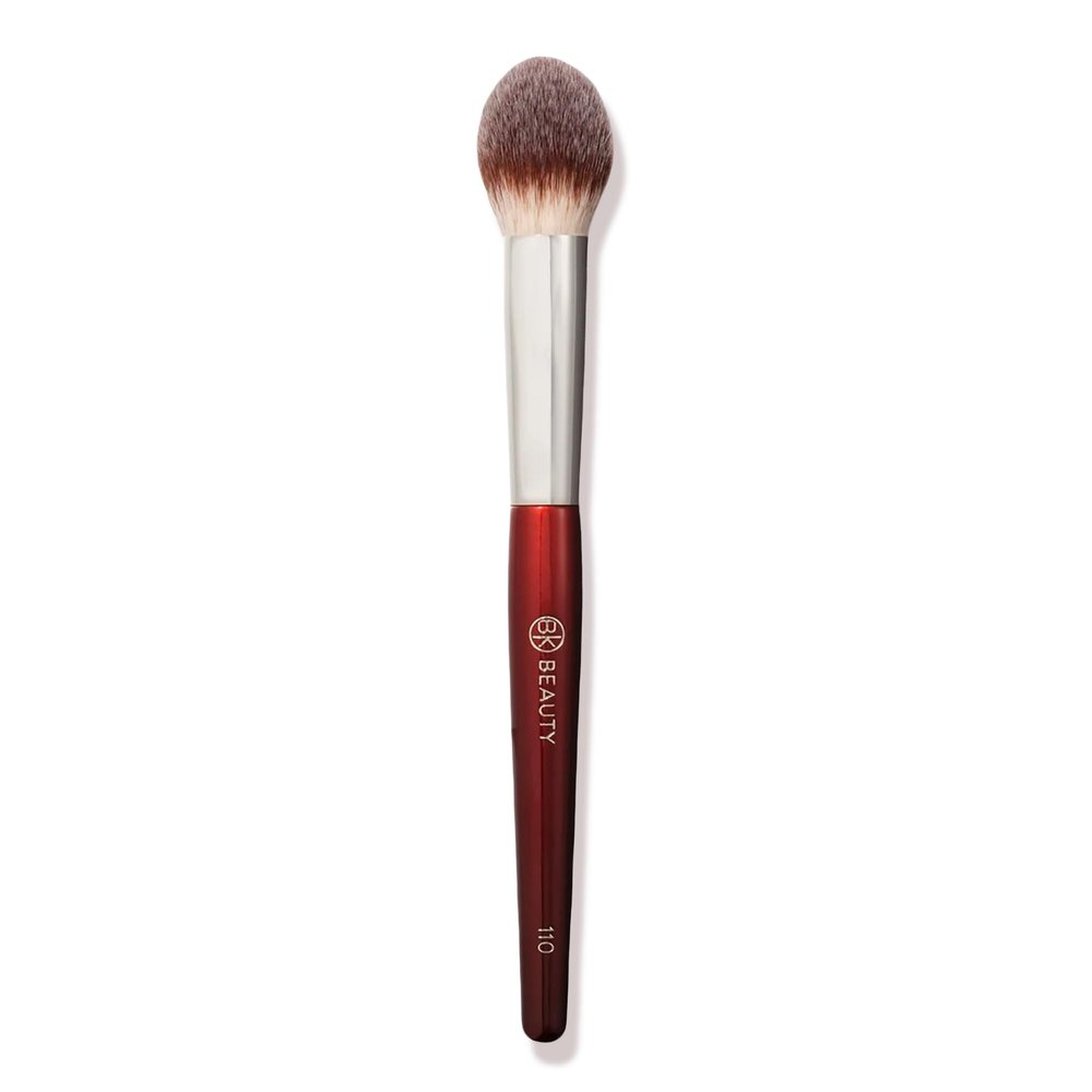 BK BEAUTY 110 LARGE CONCEALER BRUSH  Dense Tapered Under-Eye Concealer Brush for Quick Blending, Full Coverage Finish, No Product Absorption