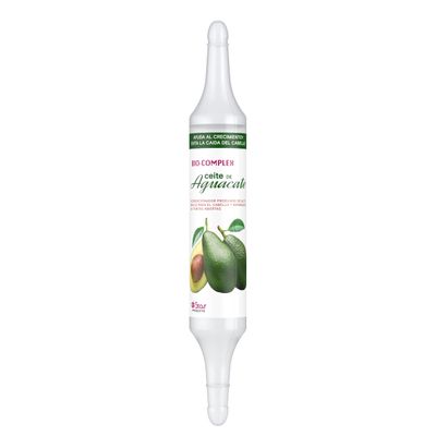 Bio Complex Avocado Oil Ampoules 1 Pack  0.61 oz Each, Deep Nourishing Hair Treatment for Hydration, Repair, and Strengthening